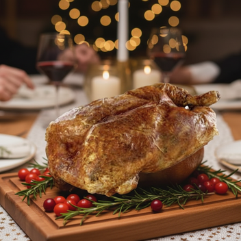5kg - Kant-en-klare, gevulde, gegaarde kalkoen